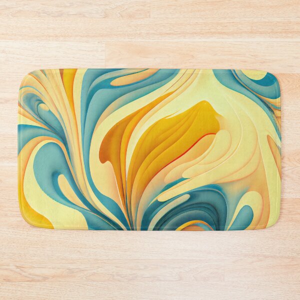 Item preview, Fluid Soft Impressionist Latin Pattern Digital Painting designed and sold by CodeAndColors.