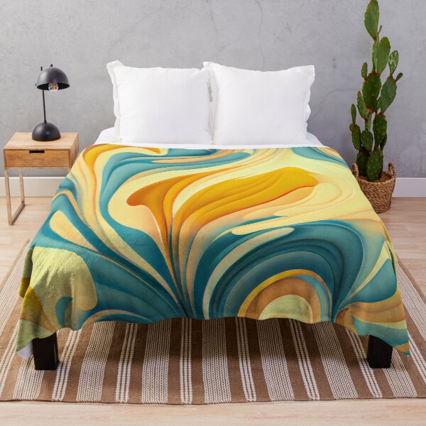 Item preview, Fluid Soft Impressionist Latin Pattern Digital Painting designed and sold by CodeAndColors.