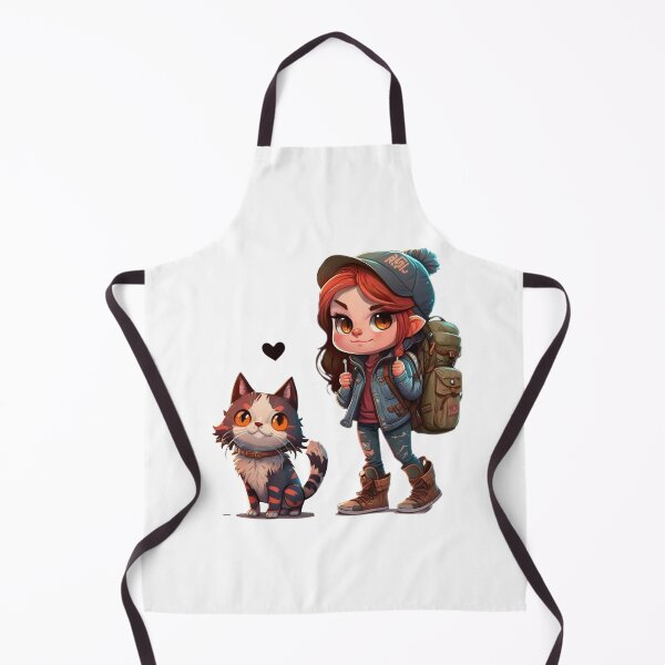 Item preview, The Girl and Her Cat: A Tale of Friendship designed and sold by SML(Smiling Cool) PinkBubble.