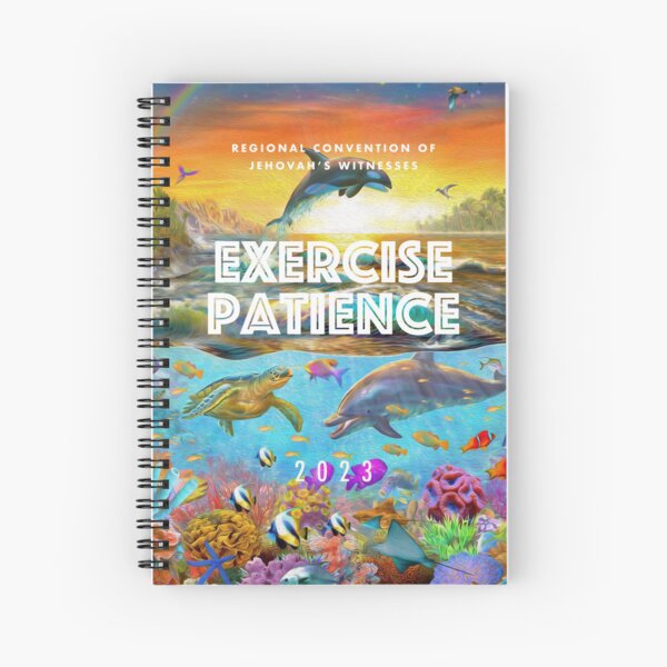 EXERCISE PATIENCE (UNDERWATER) Spiral Notebook