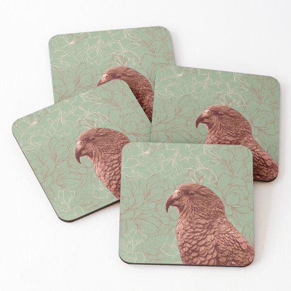 Item preview, Kea Magnolia Print - Colour Variation designed and sold by chocolatemouse.