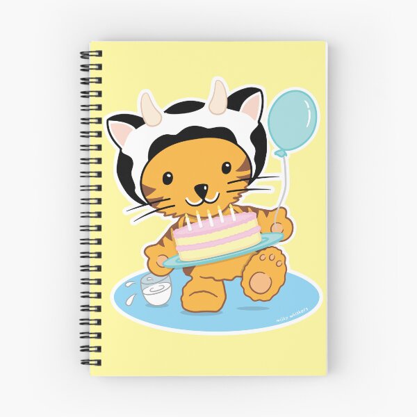 Item preview, Milky Whiskers ginger kitten with birthday cake. designed and sold by B-143.