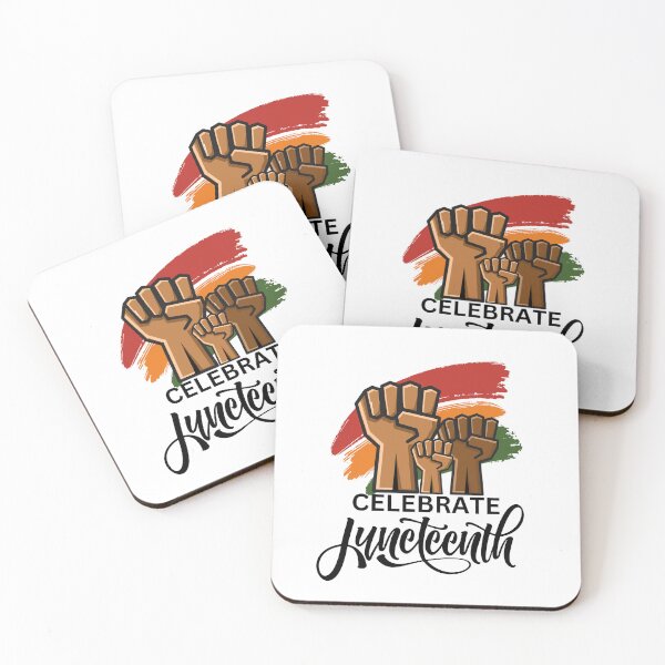 Item preview, Celebrate Juneteenth Raised Fist African Colors designed and sold by ModkMerch.