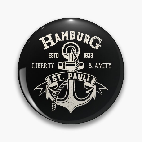 Item preview, Hamburg St. Pauli anchor sailor seaman gift designed and sold by Macphisto Shirts.