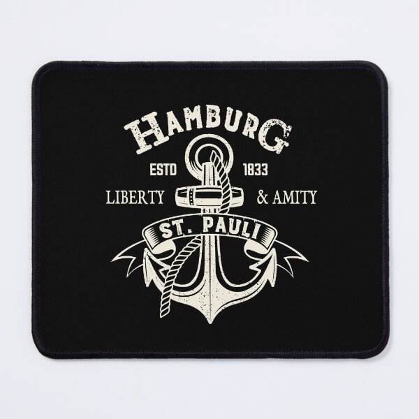 Item preview, Hamburg St. Pauli anchor sailor seaman gift designed and sold by Macphisto Shirts.