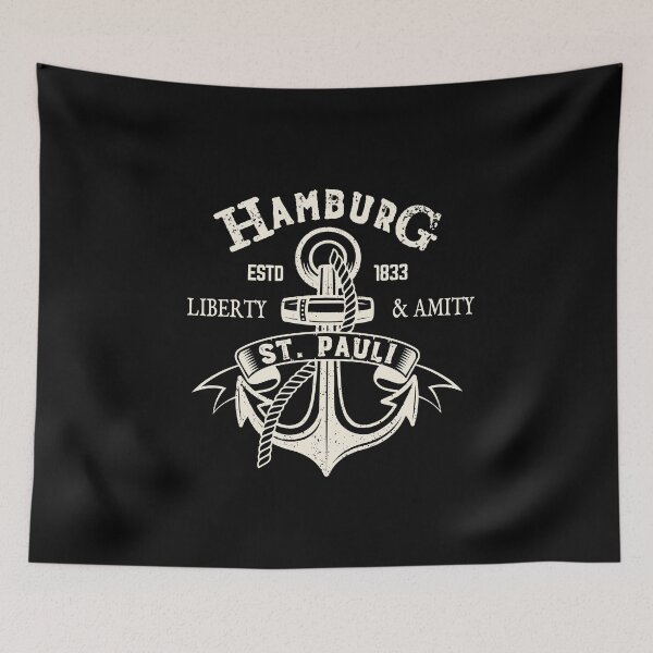 Item preview, Hamburg St. Pauli anchor sailor seaman gift designed and sold by Macphisto Shirts.