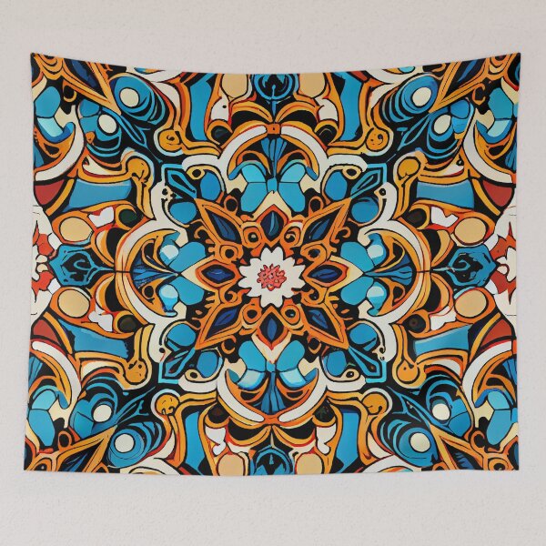 Item preview, Brilliant Drawn New Mediterranean Pattern Digital Painting designed and sold by CodeAndColors.