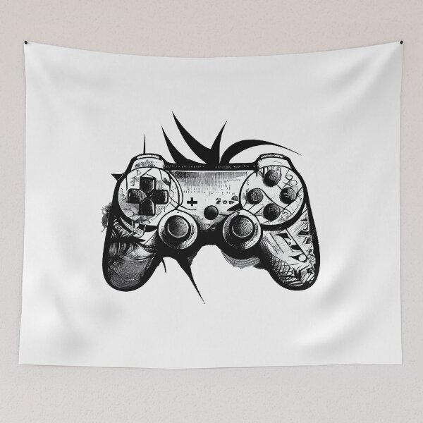 Item preview, Ink Tribal Game Controller designed and sold by ShadowAndSlate.