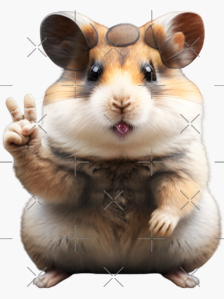 hamster meme Sticker for Sale by dtscott19