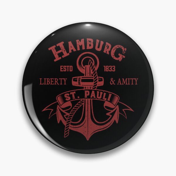 Item preview, Hamburg St. Pauli anchor sailor seaman gift designed and sold by Macphisto Shirts.