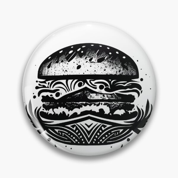 Item preview, Tribal Hamburger designed and sold by ShadowAndSlate.