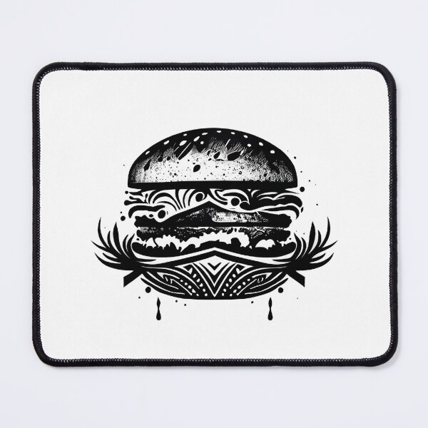 Item preview, Tribal Hamburger designed and sold by ShadowAndSlate.