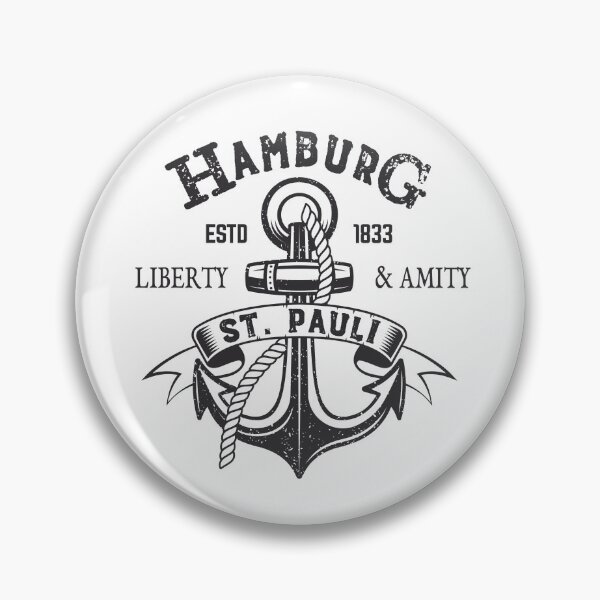 Item preview, Hamburg St. Pauli anchor sailor seaman gift designed and sold by Macphisto Shirts.