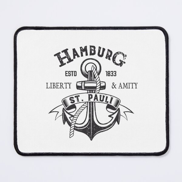 Item preview, Hamburg St. Pauli anchor sailor seaman gift designed and sold by Macphisto Shirts.