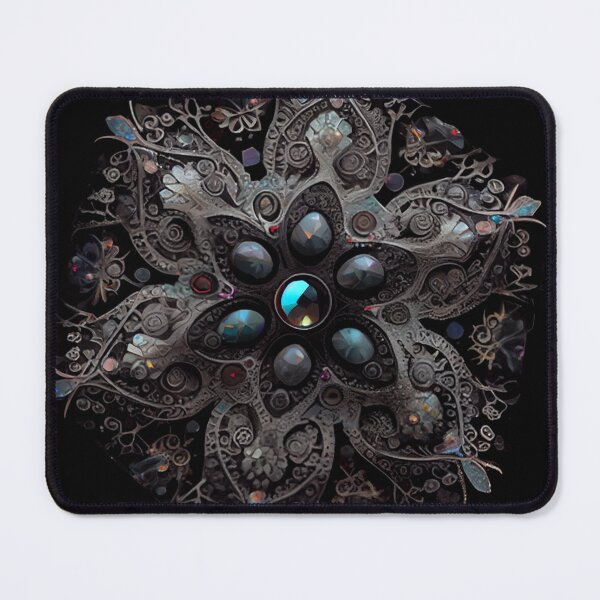 Item preview, Complex Enchanted Bejeweled Black Scandifornian Pa Digital Painting designed and sold by CodeAndColors.