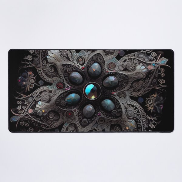 Item preview, Complex Enchanted Bejeweled Black Scandifornian Pa Digital Painting designed and sold by CodeAndColors.