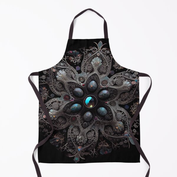 Item preview, Complex Enchanted Bejeweled Black Scandifornian Pa Digital Painting designed and sold by CodeAndColors.