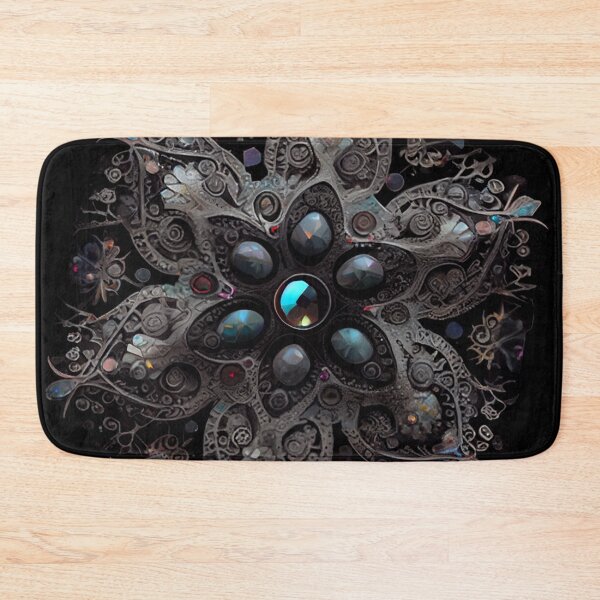 Item preview, Complex Enchanted Bejeweled Black Scandifornian Pa Digital Painting designed and sold by CodeAndColors.