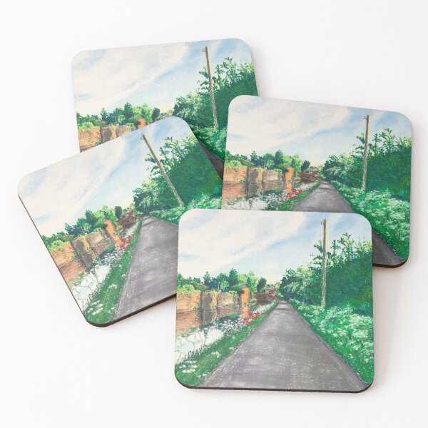 Item preview, Poppies along the canal designed and sold by Catherine Holland.