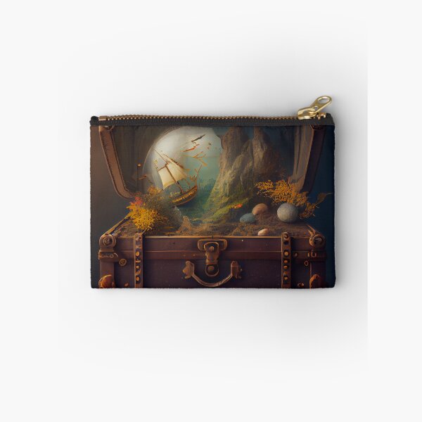 Item preview, Travelled Treasures Digital Painting designed and sold by CodeAndColors.