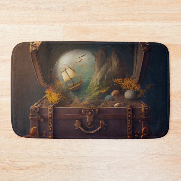 Item preview, Travelled Treasures Digital Painting designed and sold by CodeAndColors.