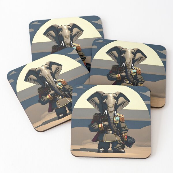 Item preview, military elephant designed and sold by redstar-design.