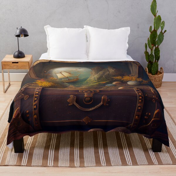 Item preview, Travelled Treasures Digital Painting designed and sold by CodeAndColors.