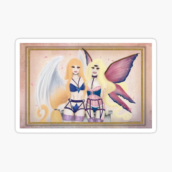 Beautiful Fae Sisters Sticker