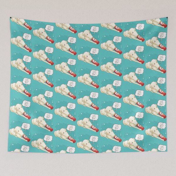 Item preview, Borzoi Dog Trying to Get Potato Crips designed and sold by Khotekmei.