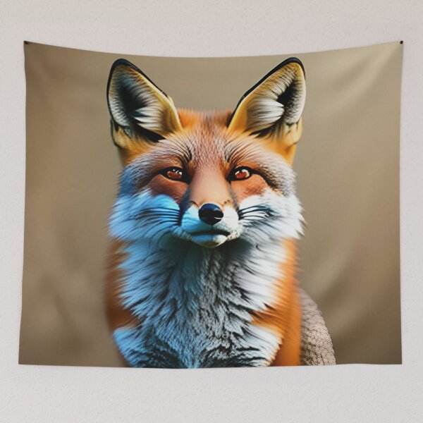 Item preview, cute red fox designed and sold by redstar-design.
