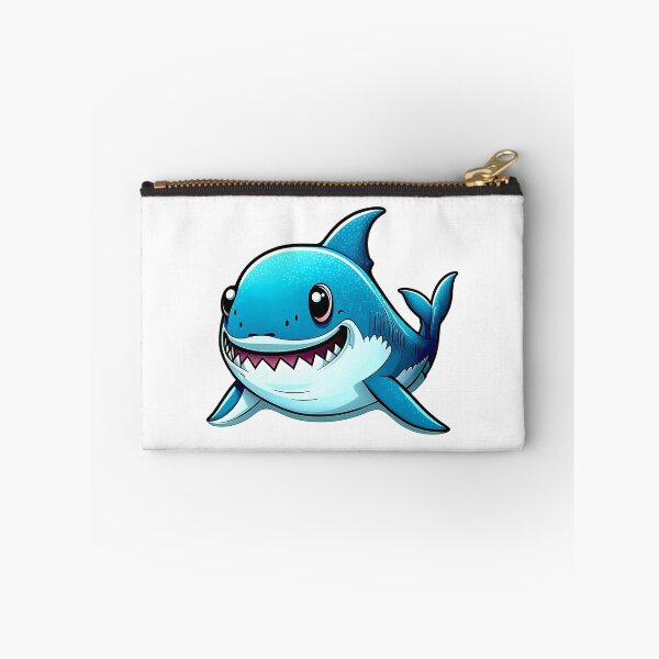 Item preview, Shark with Cute Smile designed and sold by theZandako.