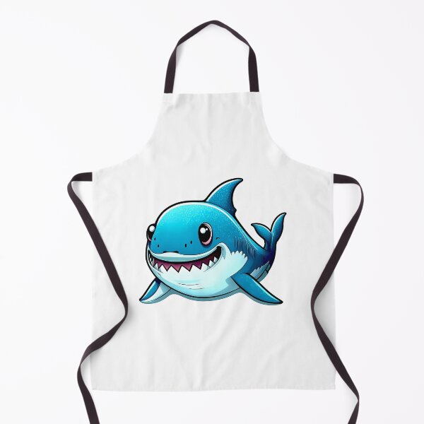 Item preview, Shark with Cute Smile designed and sold by theZandako.