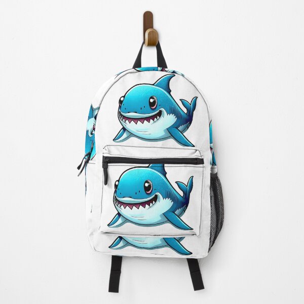 Item preview, Shark with Cute Smile designed and sold by theZandako.