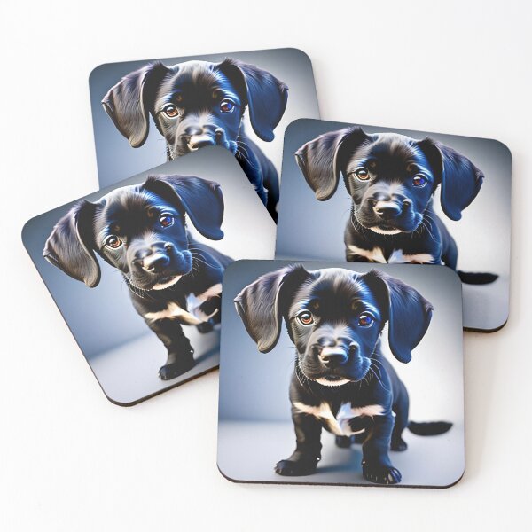 Item preview, little black dog designed and sold by redstar-design.