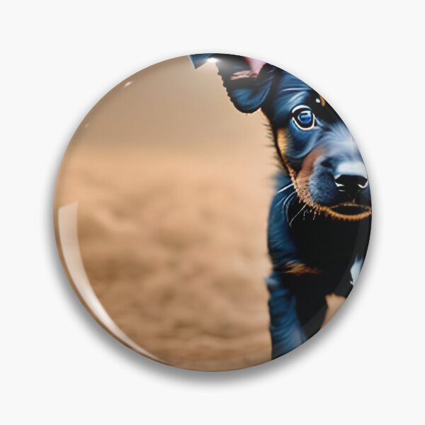 Item preview, little black dog in the sand designed and sold by redstar-design.