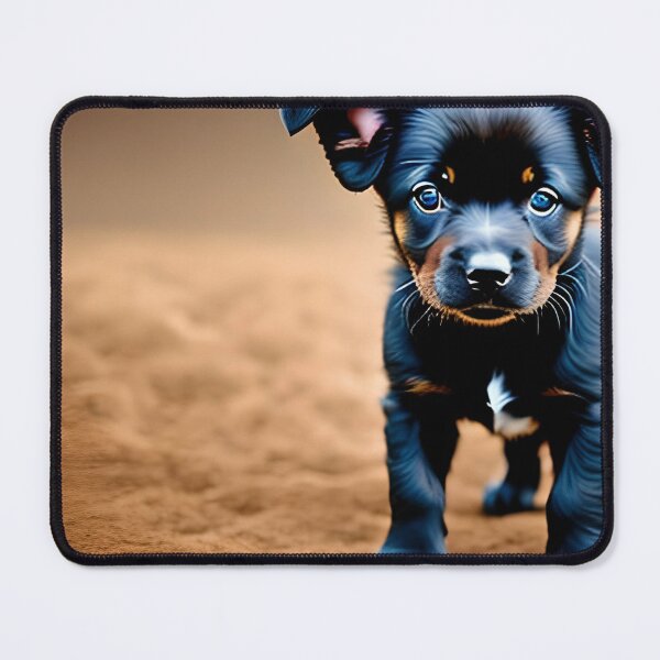 Item preview, little black dog in the sand designed and sold by redstar-design.