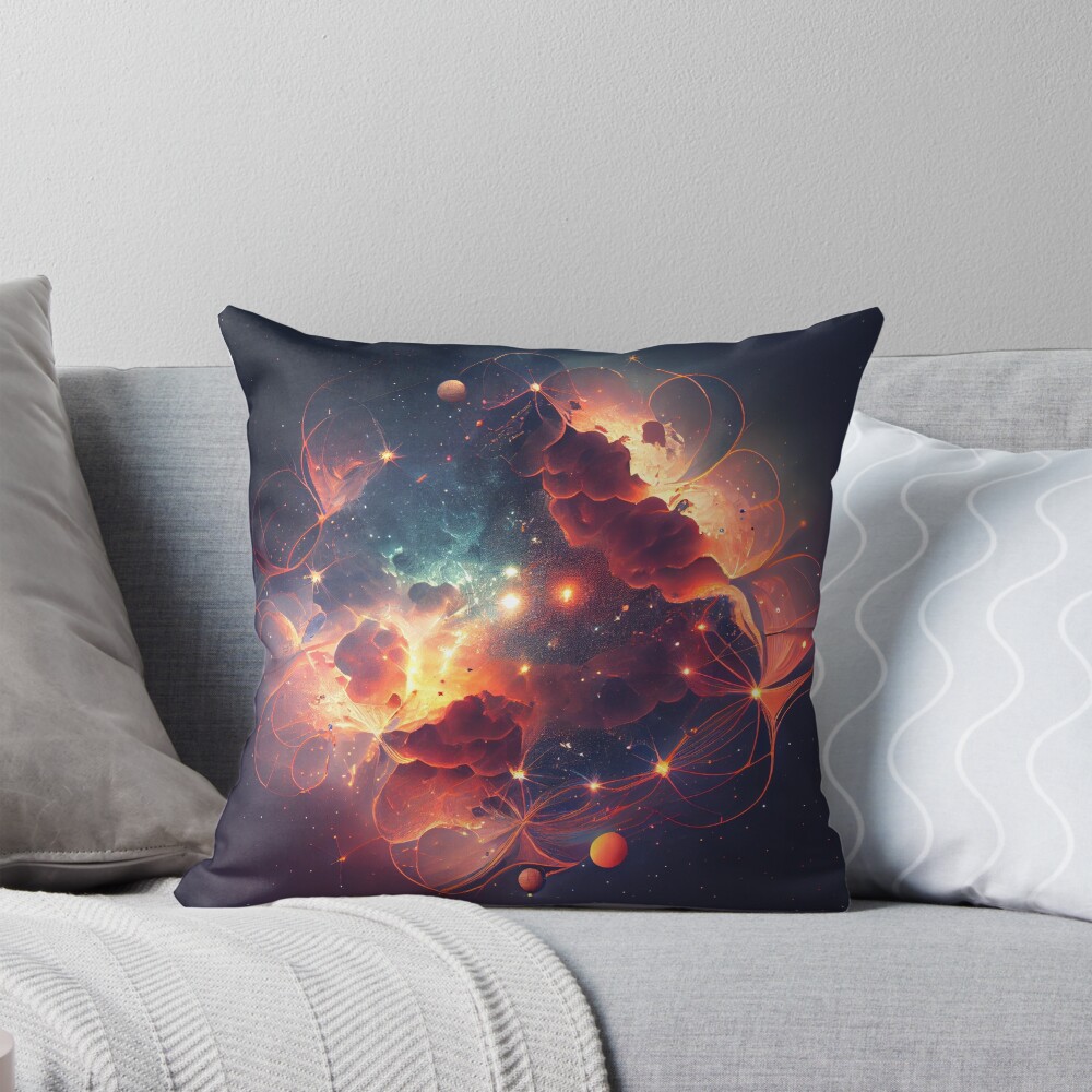 Item preview, Throw Pillow designed and sold by CodeAndColors.