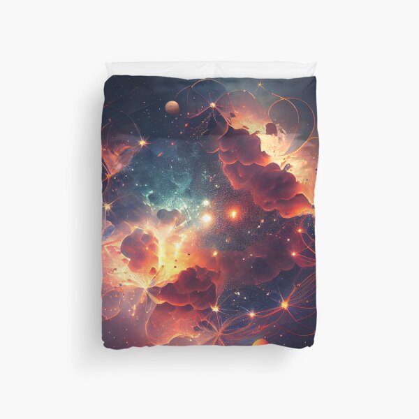 Item preview, Beautiful Constellations in Space Digital Painting designed and sold by CodeAndColors.