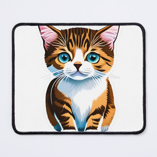 Item preview, ginger cat chibi sticker designed and sold by redstar-design.
