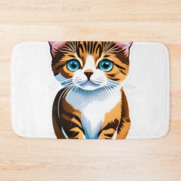 Item preview, ginger cat chibi sticker designed and sold by redstar-design.
