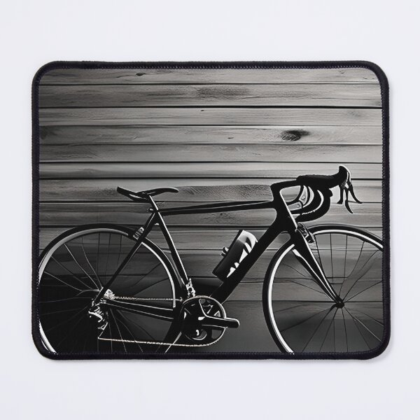 Item preview, black and white racing bike designed and sold by redstar-design.