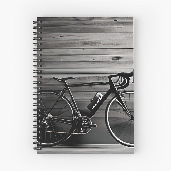 Item preview, black and white racing bike designed and sold by redstar-design.