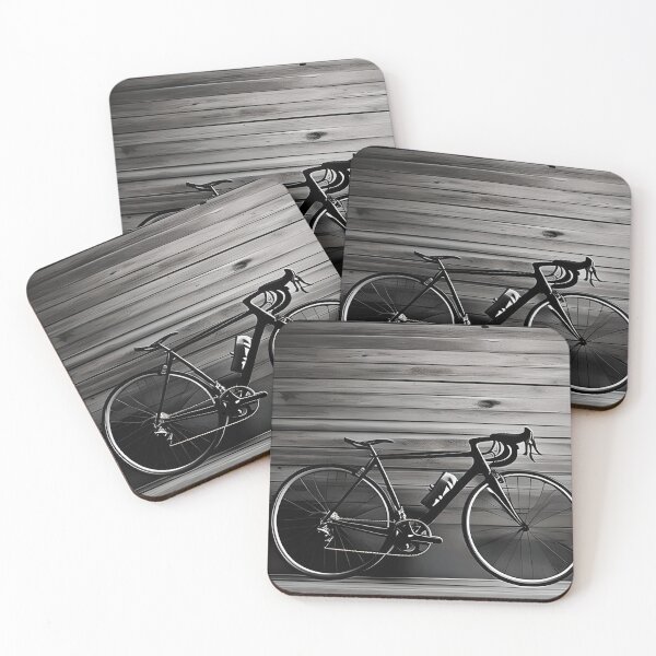 Item preview, black and white racing bike designed and sold by redstar-design.