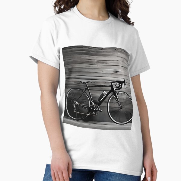 Item preview, black and white racing bike designed and sold by redstar-design.