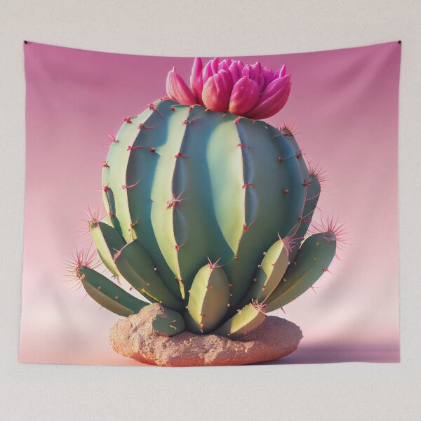 Item preview, Cactus Potato in Pink Digital Painting designed and sold by CodeAndColors.