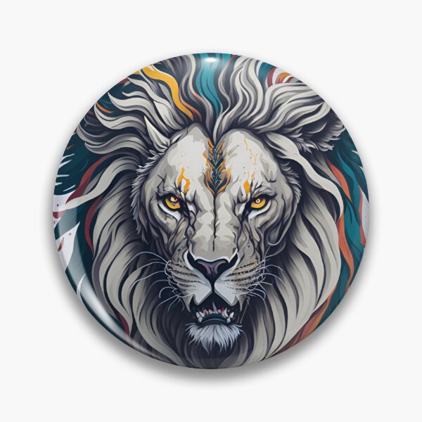 Artikelvorschau, Splash multicolored art a lion head. entworfen und verkauft von IuriiVlasenko.