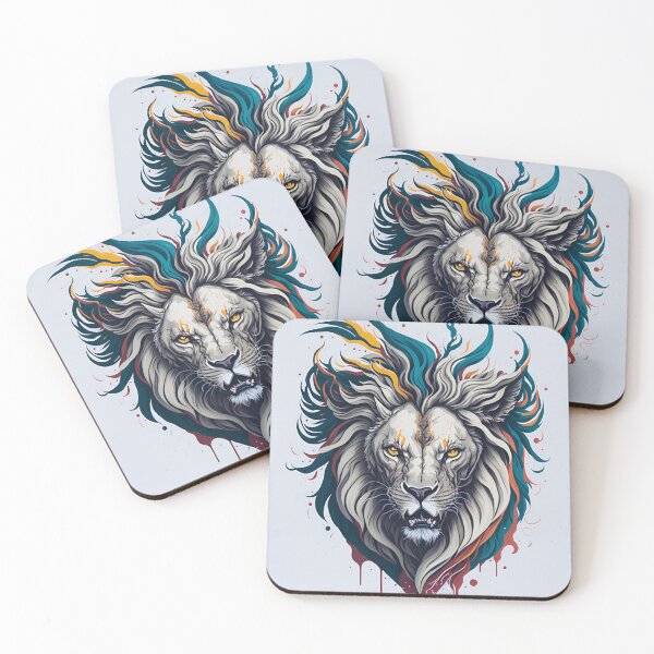 Item preview, Splash multicolored art a lion head. designed and sold by IuriiVlasenko.