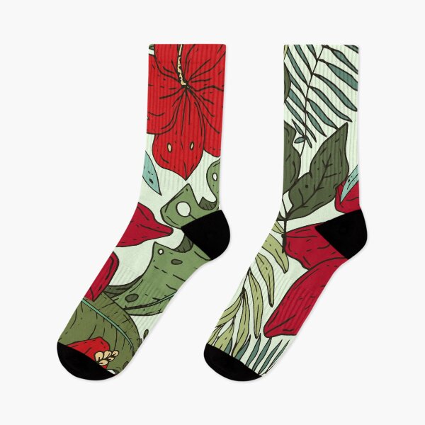 Item preview, Beautiful Hawaiian Floral Pattern designed and sold by Vector Scout Lab.