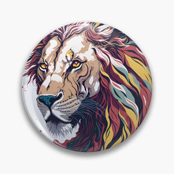 Aperçu de l'œuvre Splash multicolored art a lion head. créée et vendue par IuriiVlasenko.