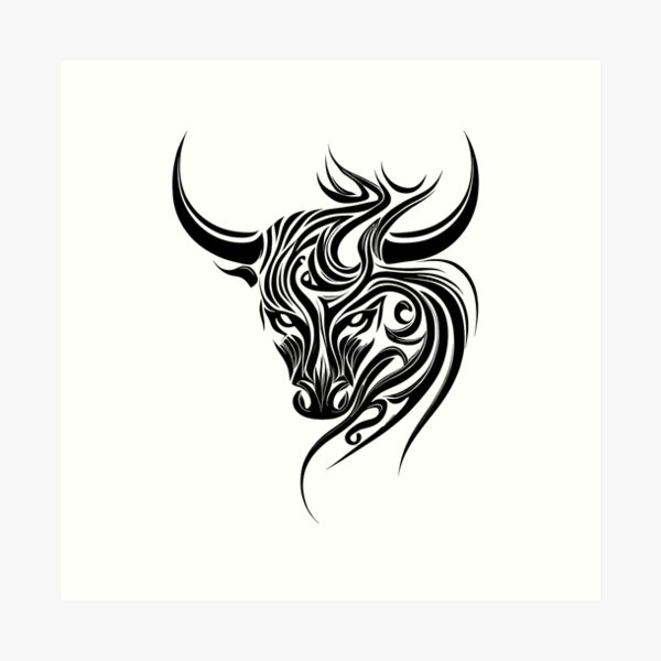 Bull Tattoo - Etsy
